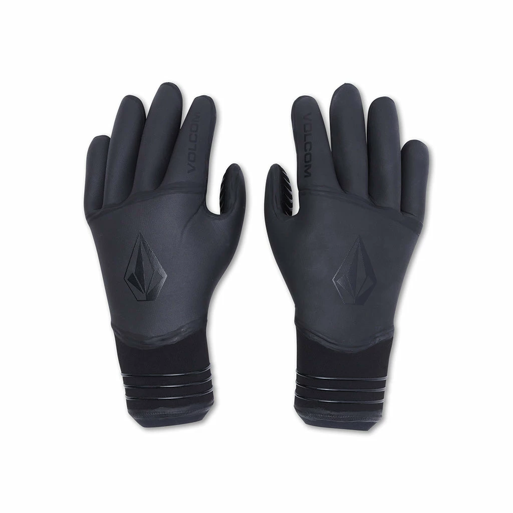 Volcom 3mm 5-Finger Wetsuit Glove - Black 5 Volcom 3mm 5-Finger Wetsuit Glove - Black - Image 3