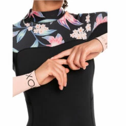 Roxy Swell Series Womens 4/3mm Back Zip Wetsuit -Anthracite Paradise -Surfing Equipment Sales 2024 0001 erjw103124 roxy w kvj6 frt3