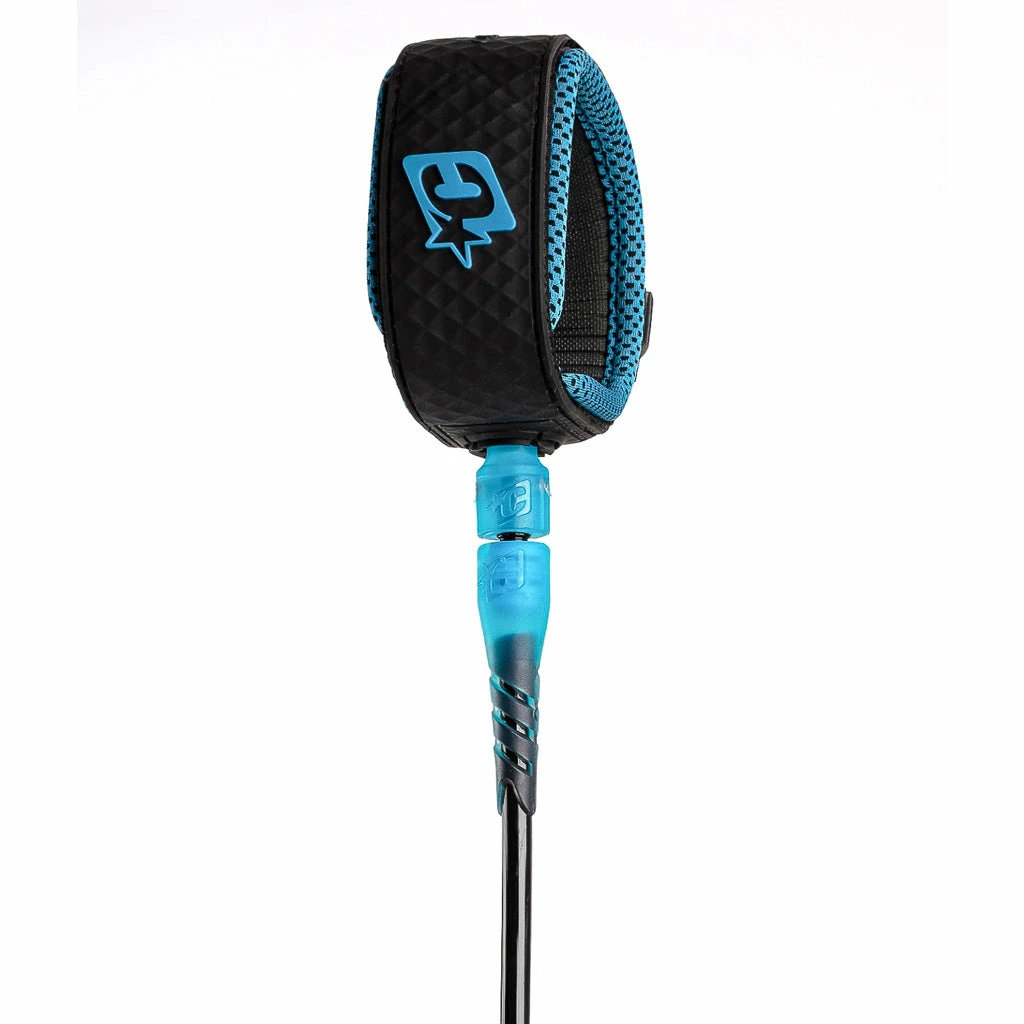 Creatures 7' Reliance Pro Leash - Black/Cyan 3 Creatures 7' Reliance Pro Leash - Black/Cyan