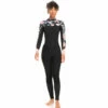 Roxy Swell Series Womens 4/3mm Back Zip Wetsuit -Anthracite Paradise -Surfing Equipment Sales 2024 0003 erjw103124 roxy w kvj6 frt1