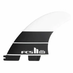 FCS II DHD Large PC Tri Fin - Black/White