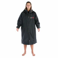 Dryrobe® Advanced Long Sleeve Changing Robe - Black/Grey -Surfing Equipment Sales 2024 0019 ADULT SMALL BG LS 027 2024x2024 8245ed0c fec1 431c 9d1c 338bab1f43f1