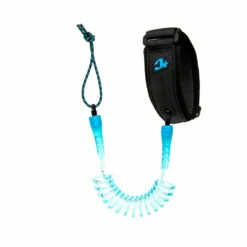 Creatures Coiled Reliance Bicep Strap Large Leash - Cyan Speckle Black