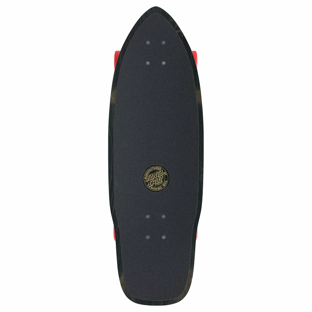 Santa Cruz X Carver Flamed Not A Dot Cut Back 9.75" Surf Skate Cruzer 4 Santa Cruz X Carver Flamed Not A Dot Cut Back 9.75" Surf Skate Cruzer - Image 2