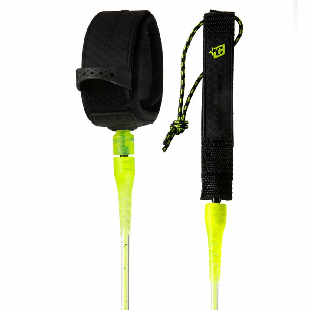 Creatures 6' Reliance Comp Leash - Lime Speckle Black 2 Creatures 6' Reliance Comp Leash - Lime Speckle Black