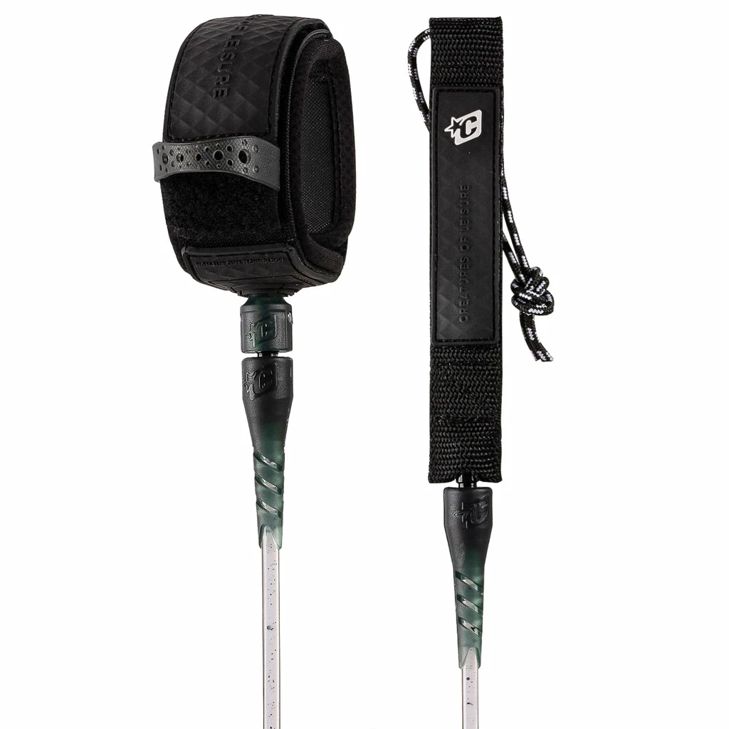 Creatures 7' Reliance Pro Leash - White Speckle/Black 4 Creatures 7' Reliance Pro Leash - White Speckle/Black - Image 2