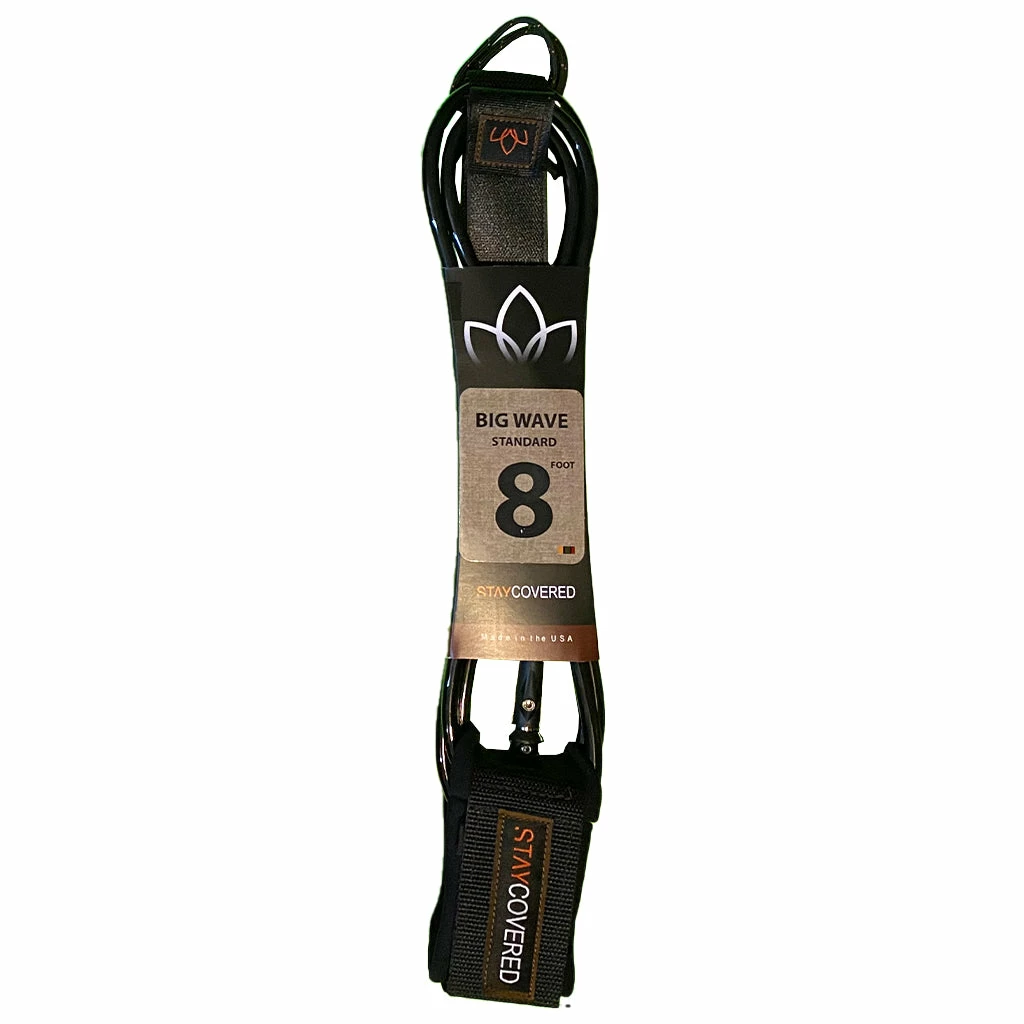 Stay Covered Big Wave Standard Surf Leash - 8' X 5/16 3 Stay Covered Big Wave Standard Surf Leash - 8' X 5/16
