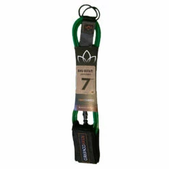 Stay Covered Big Wave Standard Surf Leash - 7'x5/16 -Surfing Equipment Sales 2024 big wave standard green7