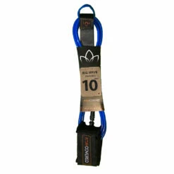 Stay Covered Big Wave Standard Surf Leash - 10'x5/16 -Surfing Equipment Sales 2024 big wave standard pac blue10