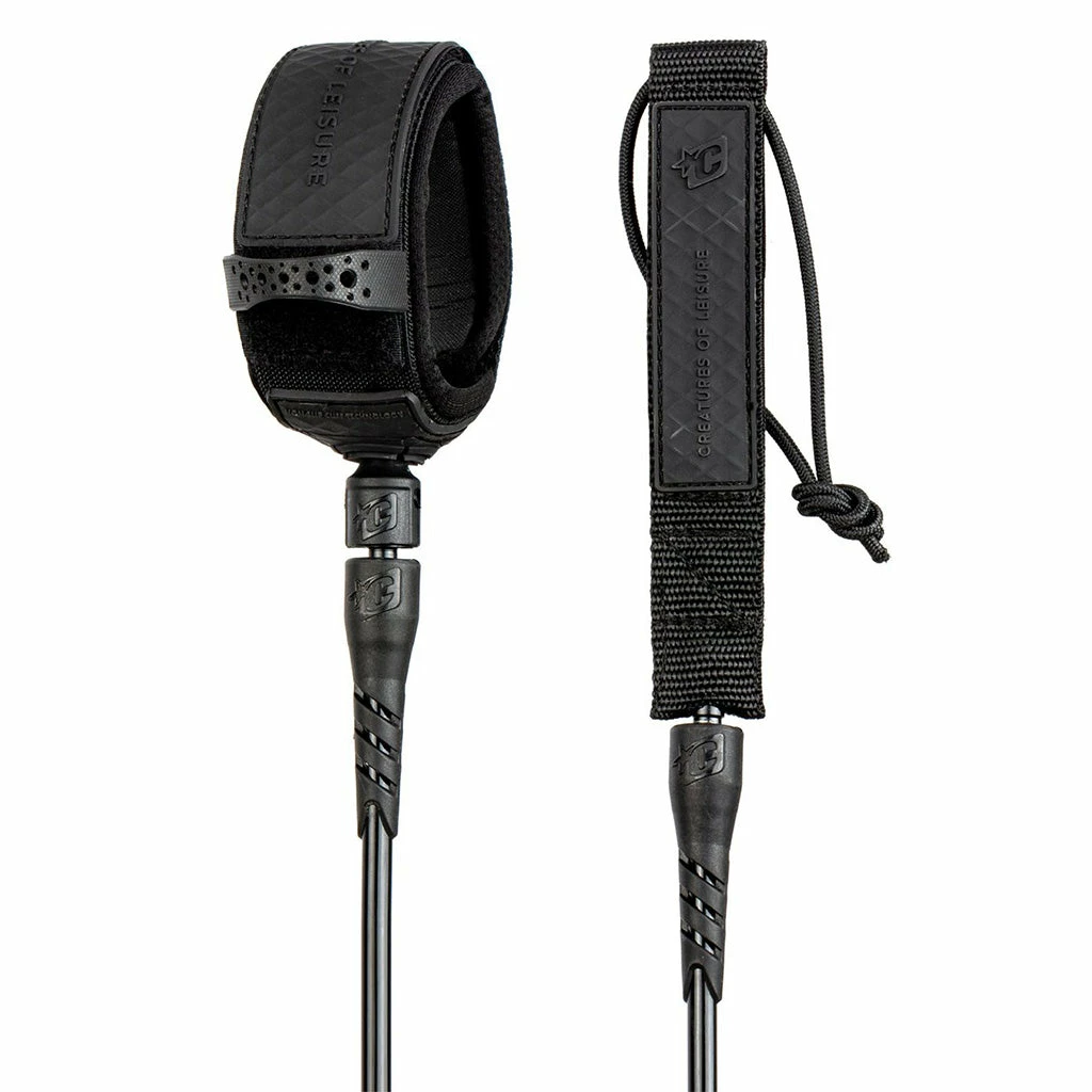 Creatures 9' Longboard Ankle Leash - Black/Black 3 Creatures 9' Longboard Ankle Leash - Black/Black