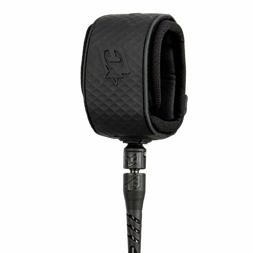 Creatures 9' Reliance Longboard Ankle Leash - Black/Black 4 Creatures 9' Reliance Longboard Ankle Leash - Black/Black - Image 2
