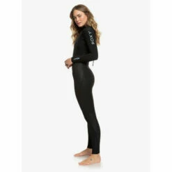 Roxy Prologue Womens 5/4/3mm Back Zip Wetsuit - Black -Surfing Equipment Sales 2024 erjw103073 543prologuewomenbzgbs w kvj0 frt2