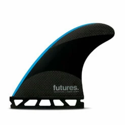 Futures Fins - John John Techflex Small Thruster Fins - Black/Neon Blue