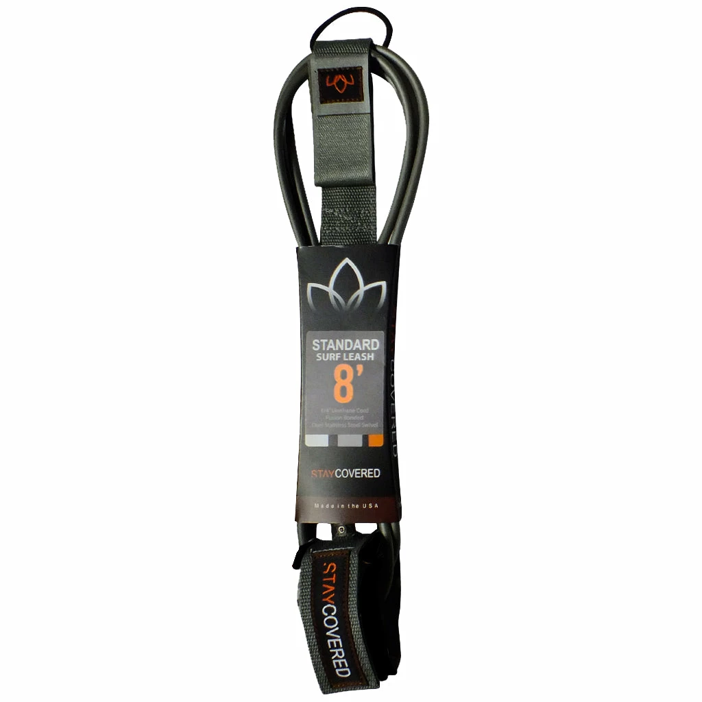 Stay Covered Standard Surf Leash - 8' X 1/4" 11 Stay Covered Standard Surf Leash - 8' X 1/4" - Image 9