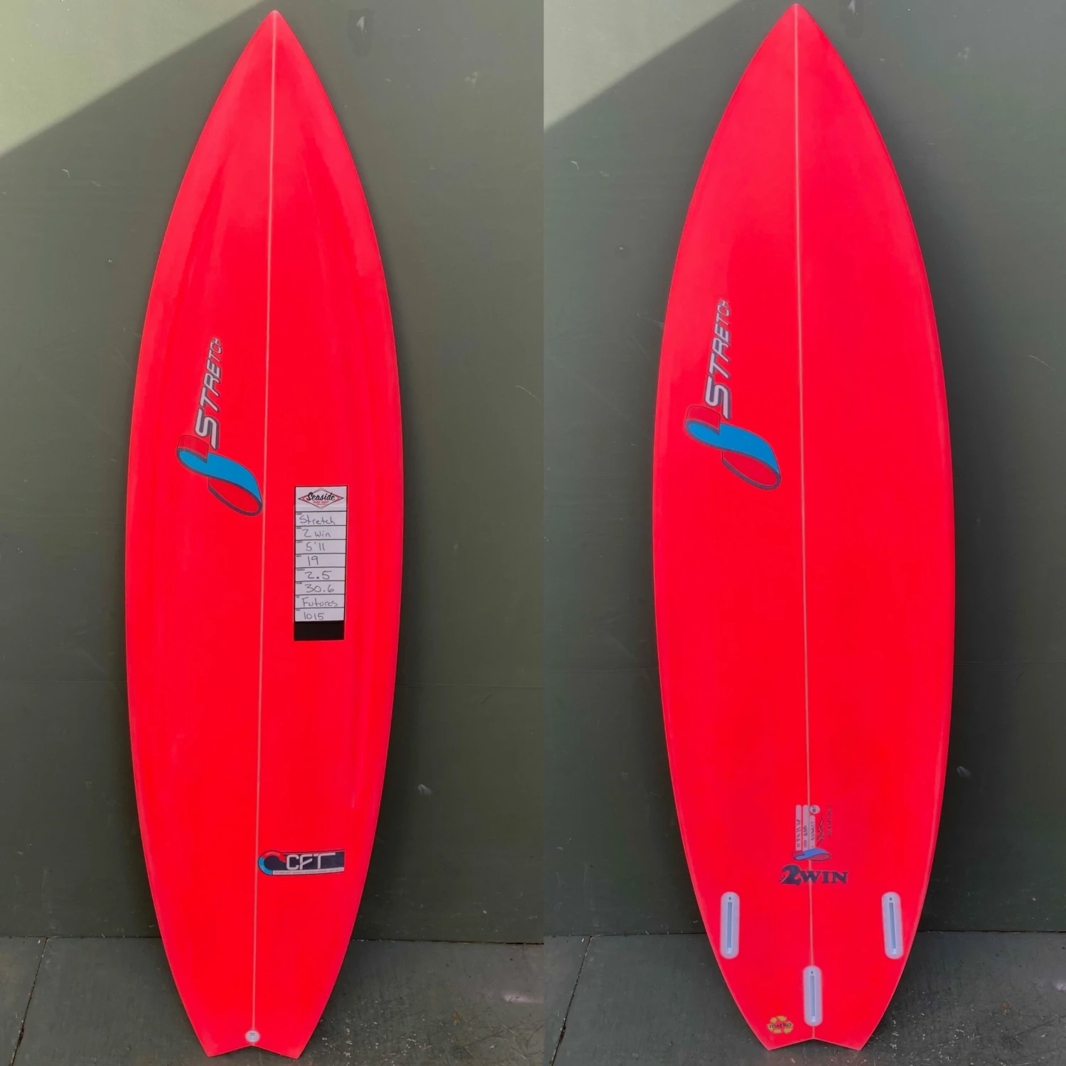 Stretch Surfboards - 5'11" 2Win Surfboard 3 Stretch Surfboards - 5'11" 2Win Surfboard