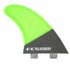 FCS II Mark Richards TFX PC Twin + Stabiliser Fins - Carbon/Fluro -Surfing Equipment Sales 2024 mr