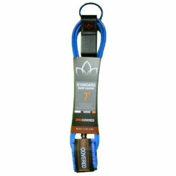 Stay Covered Standard Surf Leash - 7 'x 1/4" -Surfing Equipment Sales 2024 standard leash blue 7