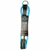 Stay Covered Standard Surf Leash - 8' X 1/4" -Surfing Equipment Sales 2024 standard leash cyanblue 8