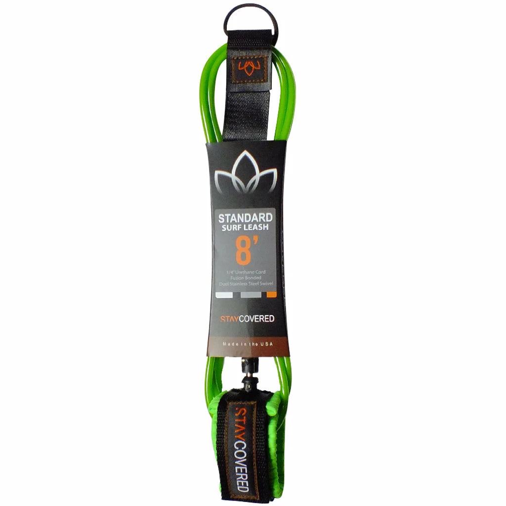 Stay Covered Standard Surf Leash - 8' X 1/4" 5 Stay Covered Standard Surf Leash - 8' X 1/4" - Image 3