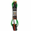 Stay Covered Standard Surf Leash - 6' X 1/4" -Surfing Equipment Sales 2024 standard leash rastagreen 6