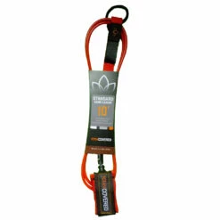 Stay Covered Standard Surf Leash - 10' X 1/4" -Surfing Equipment Sales 2024 standard leash red 10