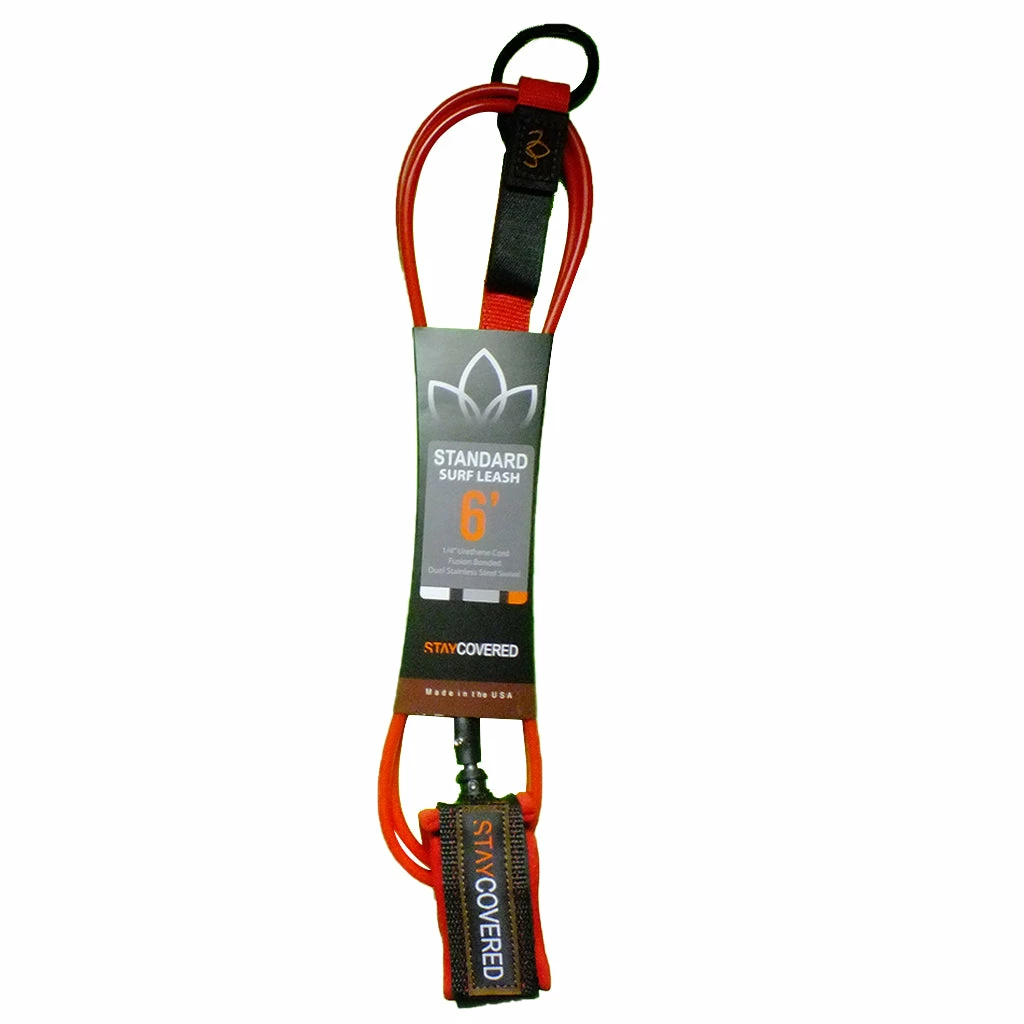 Stay Covered Standard Surf Leash - 6' X 1/4" 4 Stay Covered Standard Surf Leash - 6' X 1/4" - Image 2