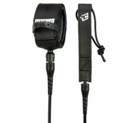 Creatures 6' Superlite Lite Leash - Black/Silver