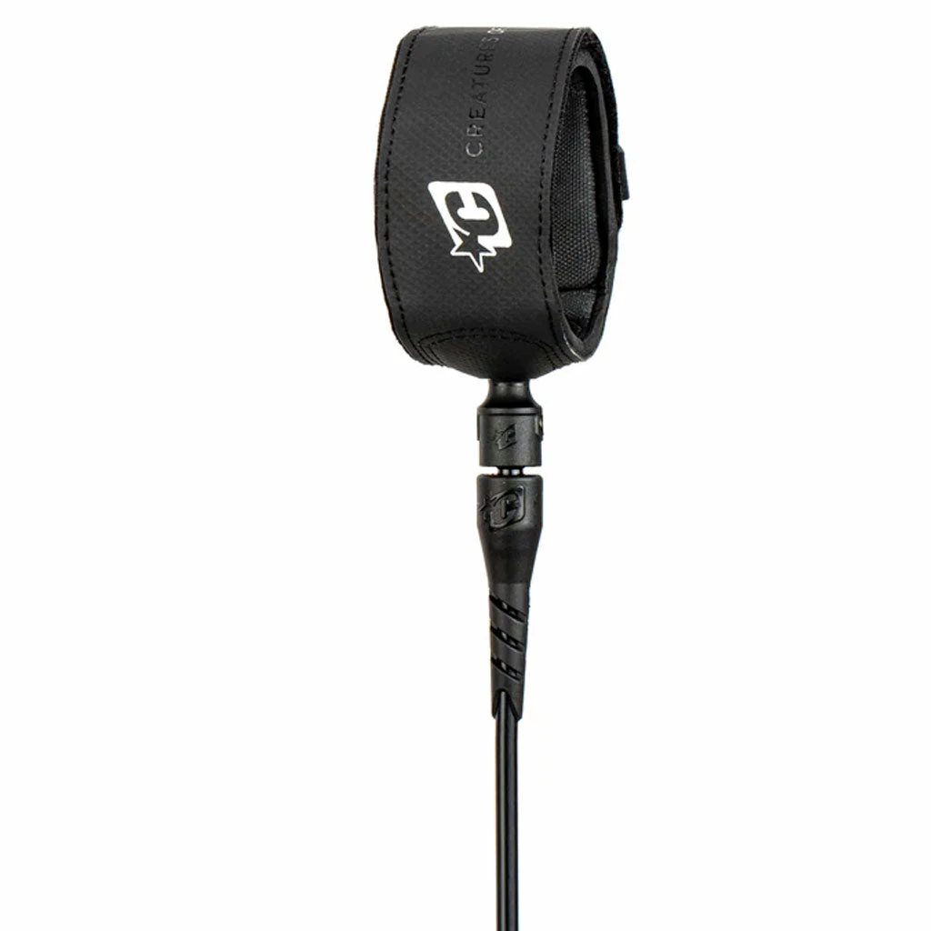 Creatures 6' Superlite Lite Leash - Black/Silver 3 Creatures 6' Superlite Lite Leash - Black/Silver - Image 2