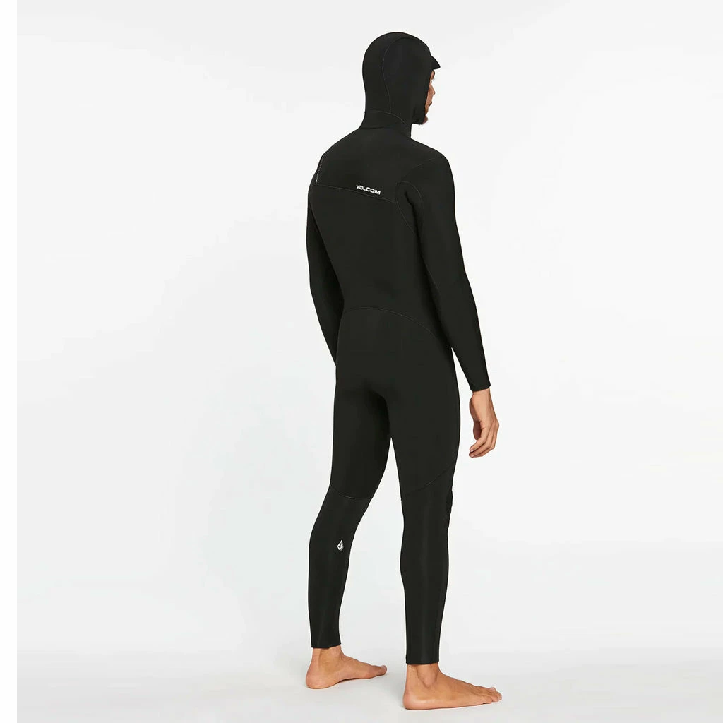 Volcom Modulator 4/3mm Hooded Chest Zip Wetsuit - Black FA23 4 Volcom Modulator 4/3mm Hooded Chest Zip Wetsuit - Black FA23 - Image 2